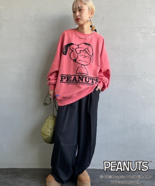 「SEQUENZ」 スウェットカットソー X-LARGE グレー レディース_画像8