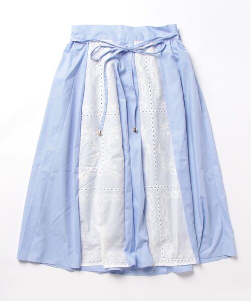 「axes femme POETIQUE」 フレアスカート MEDIUM サックスブルー レディース_画像2