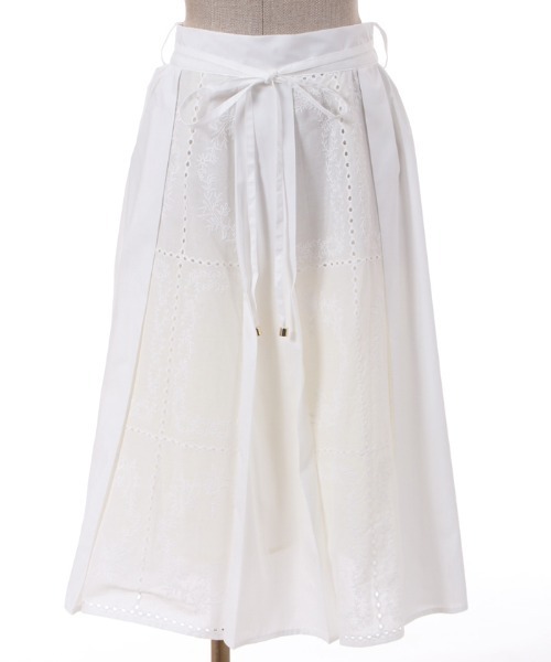 「axes femme POETIQUE」 フレアスカート MEDIUM サックスブルー レディース_画像4