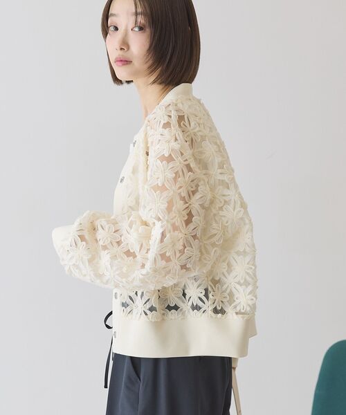 「AMERICAN HOLIC」 カーディガン L ブラック レディース_画像4