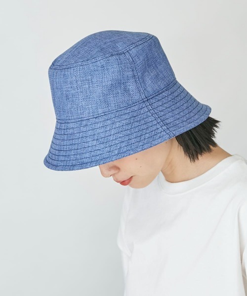 「OVERRIDE」 ハット 58cm ベージュ レディース_画像3