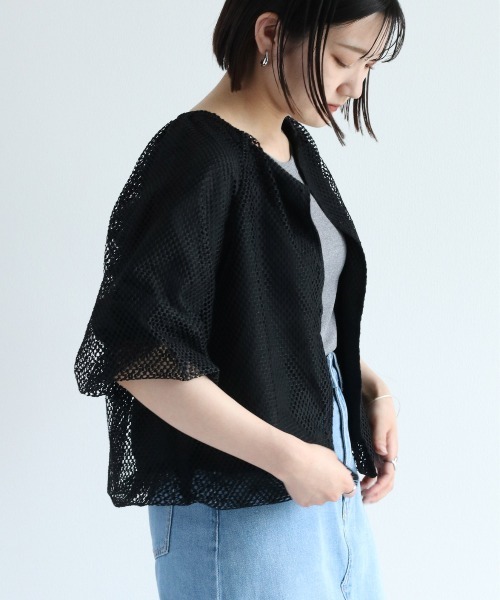 「cepo」 「PalmRiche」カーディガン M オフホワイト レディース_画像7