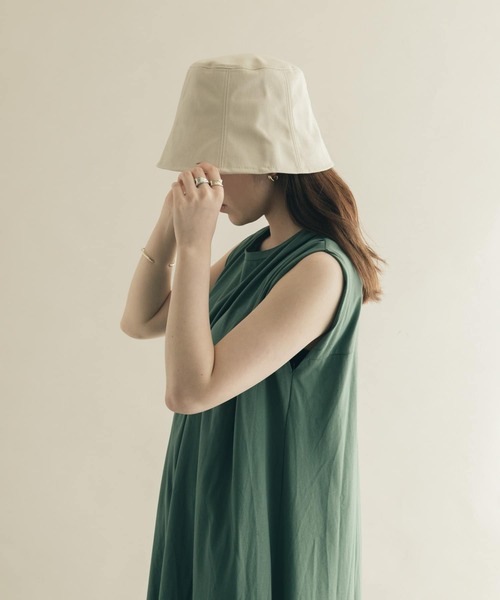 「SMELLY」 ハット - アイボリー レディース_画像8