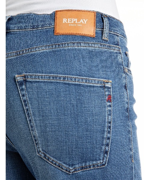「REPLAY」 デニムパンツ 24inch ブルー レディース_画像8