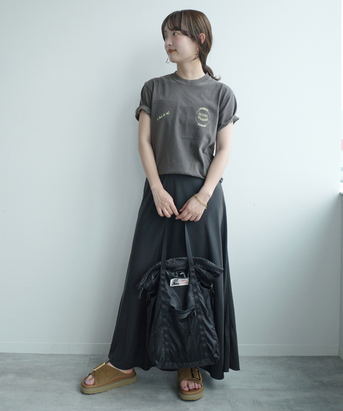 「PARROTT CANVAS」 半袖Tシャツ FREE レッド レディース_画像4