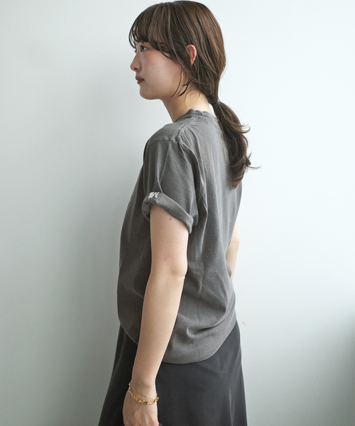 「PARROTT CANVAS」 半袖Tシャツ FREE レッド レディース_画像8