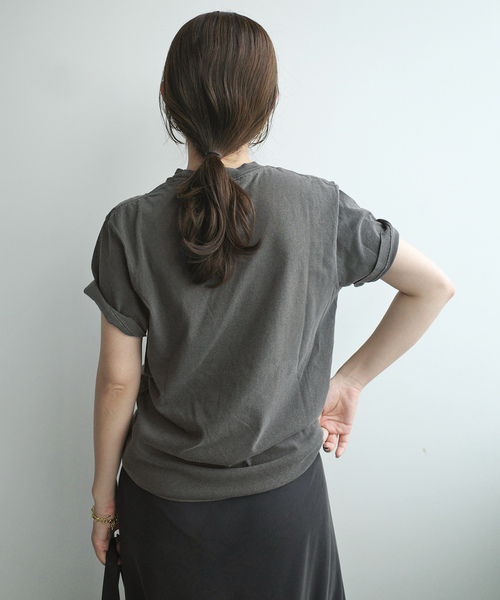 「PARROTT CANVAS」 半袖Tシャツ FREE レッド レディース_画像9