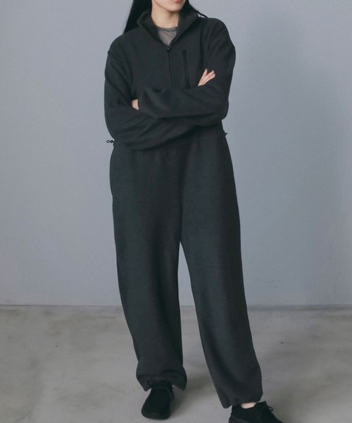 anuke（アンヌーク） オールインワン Fleece Halfzip Combinaison