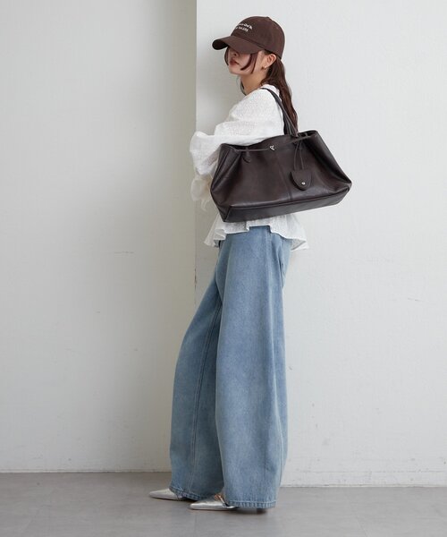 「mystic」 トートバッグ ONE SIZE キャメル レディース_画像2