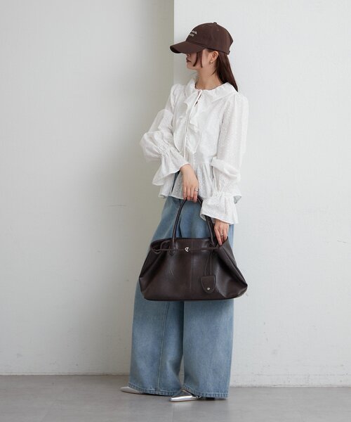 「mystic」 トートバッグ ONE SIZE キャメル レディース_画像3