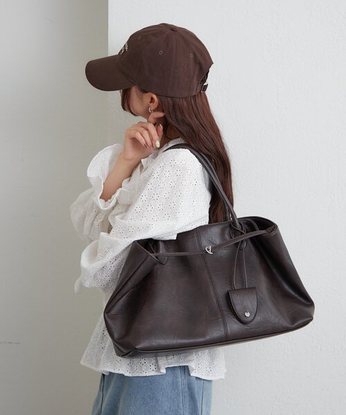 「mystic」 トートバッグ ONE SIZE キャメル レディース_画像5