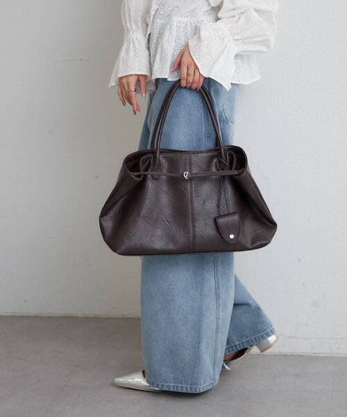 「mystic」 トートバッグ ONE SIZE キャメル レディース_画像6