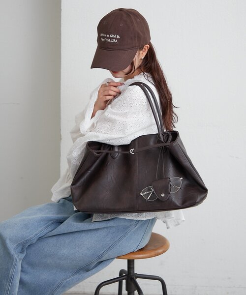 「mystic」 トートバッグ ONE SIZE キャメル レディース_画像8
