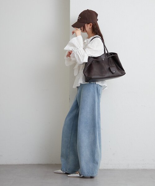 「mystic」 トートバッグ ONE SIZE キャメル レディース_画像9