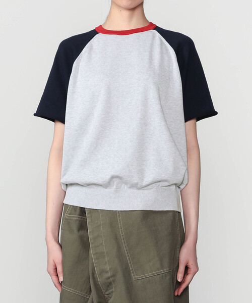 「RYE TENDER」 半袖ニット 0 グレー系その他 レディース_画像8