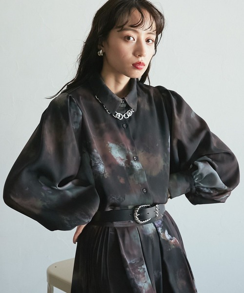 「HARE」 長袖シャツ FREE ブルー レディース_画像5