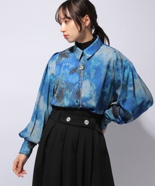 「HARE」 長袖シャツ FREE ブルー レディース_画像10