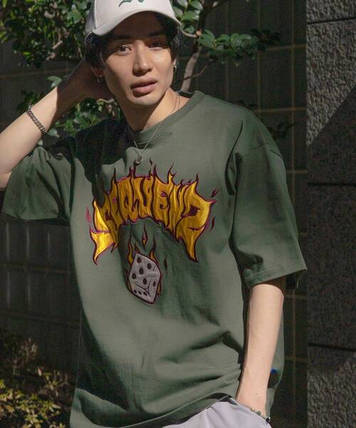 「SEQUENZ」 半袖Tシャツ LARGE ブラック メンズ_画像7