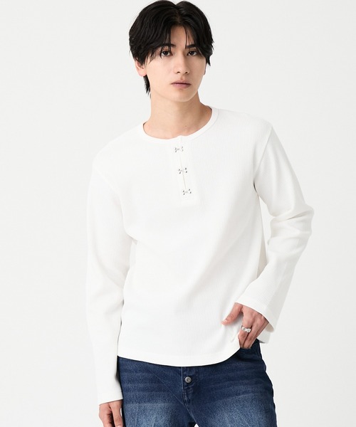 EVOLVERA（エボルヴェラー） ヘンリーネック tシャツ Thermal Henley