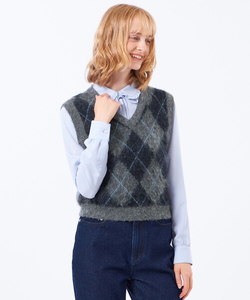 ☆美品☆ マッキントッシュ フィロソフィー トロッター ジレ ベスト 38 MACKINTOSH PHILOSOPHY（マッキントッシュフィロソフィー） ベスト