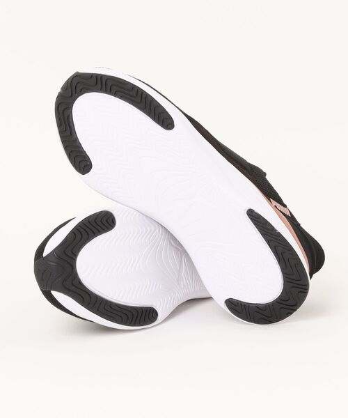 「PUMA」 スリッポン 25.0cm ブラック×ゴールド レディース_画像3