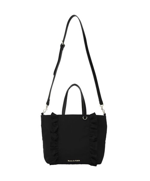 Maison de FLEUR（メゾンドフルール） トートバッグ 撥水加工フロント