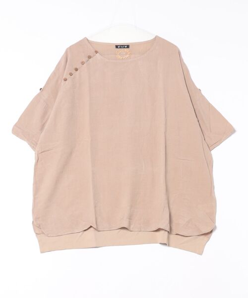 チャイハネ 「チャイハネ」麻混ビックシルエットトップス（ユニ