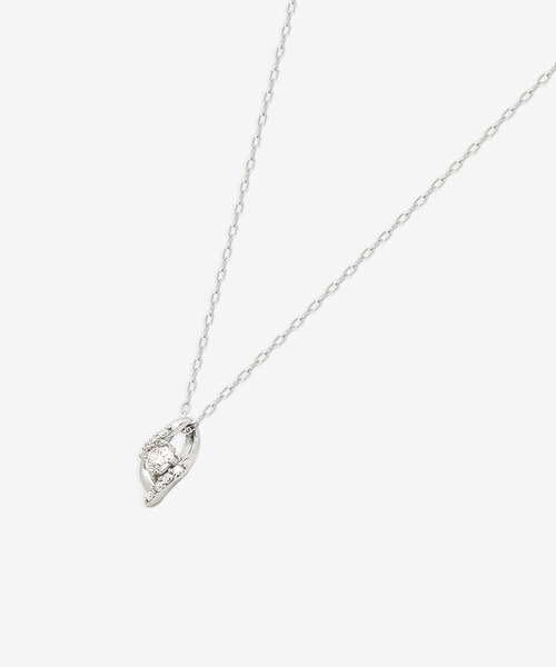 極美品 K10YG ダイヤモンド ネックレス (エステール) K10 イエローゴールド ダイヤモンド ネックレス （8065031897390