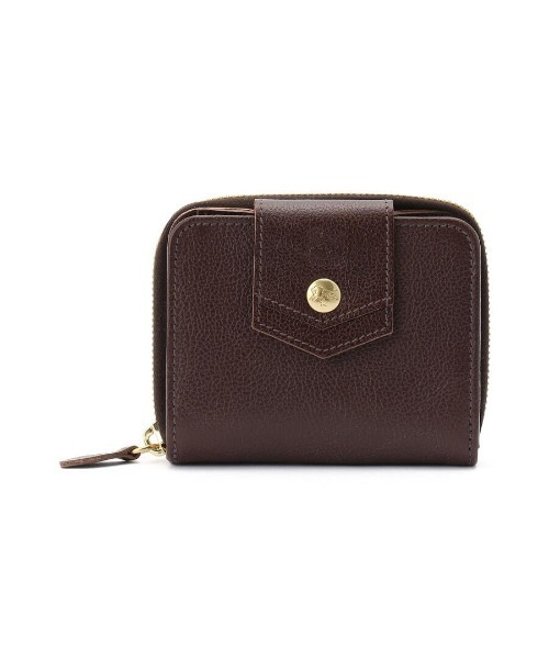 二つ折り財布 財布 IL BISONTE / ORIGINAL LEATHER / ウォレット レディース メンズの画像