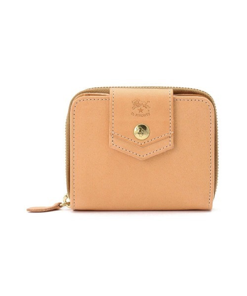 二つ折り財布 財布 IL BISONTE / ORIGINAL LEATHER / ウォレット レディース メンズの画像