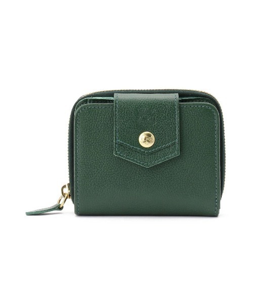 二つ折り財布 財布 IL BISONTE / ORIGINAL LEATHER / ウォレット レディース メンズの画像