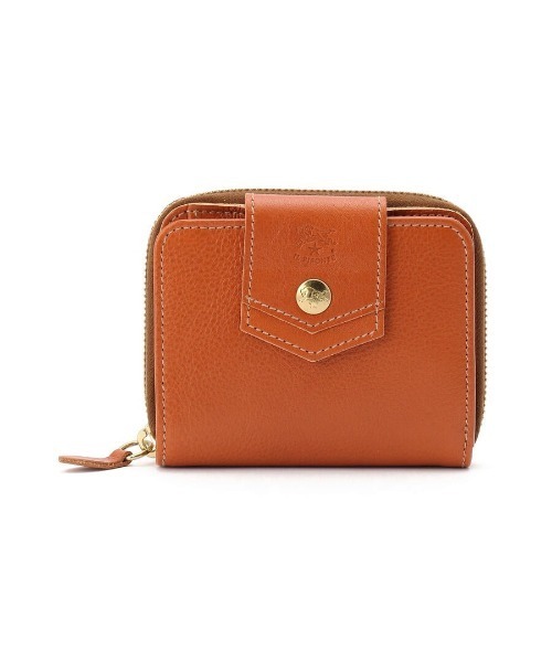 二つ折り財布 財布 IL BISONTE / ORIGINAL LEATHER / ウォレット レディース メンズの画像