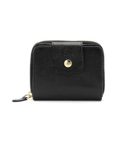 二つ折り財布 財布 IL BISONTE / ORIGINAL LEATHER / ウォレット レディース メンズの画像