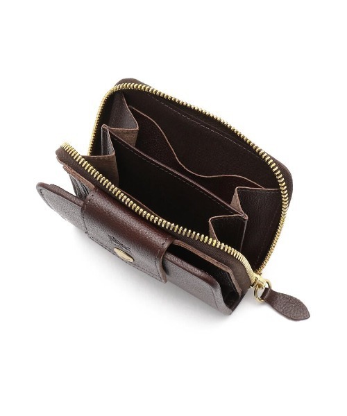 二つ折り財布 財布 IL BISONTE / ORIGINAL LEATHER / ウォレット レディース メンズの画像