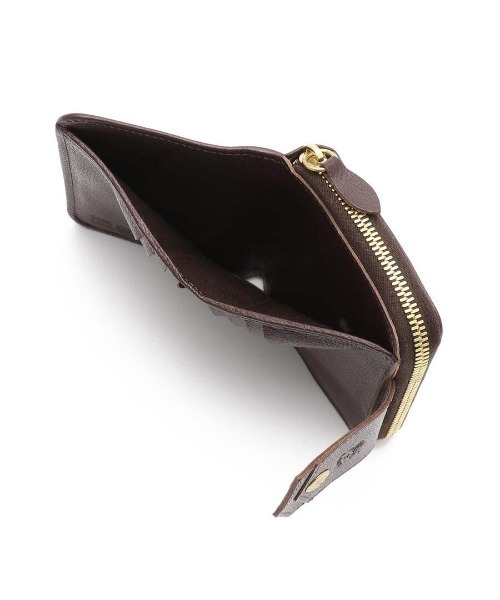 二つ折り財布 財布 IL BISONTE / ORIGINAL LEATHER / ウォレット レディース メンズの画像