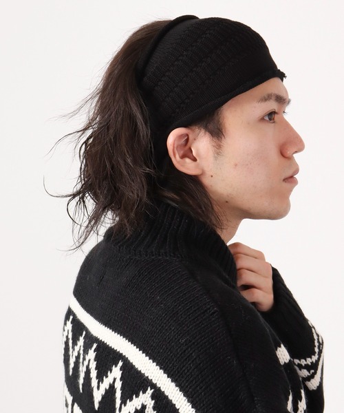 ナンバーナイン　ヘアーバンド　アクセサリー　ニット 4INT. ヘアバンド リブ ニット : ZOZOTOWN Yahoo!店 - 通販