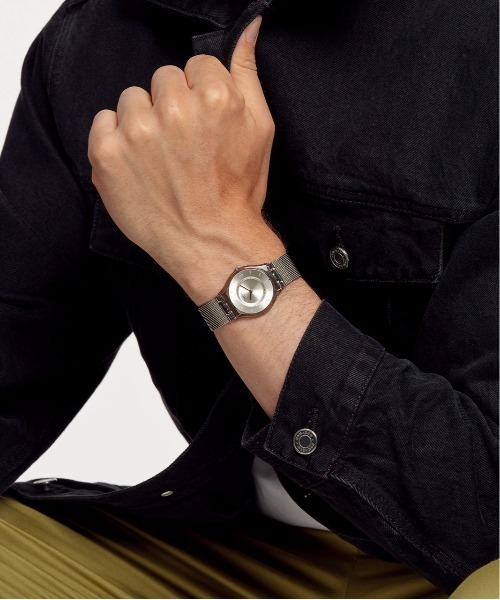 Swatch L KNIT スウォッチ 腕時計 稼働品 Swatch（スウォッチ） 腕時計 METAL KNIT AGAIN レディース メンズ