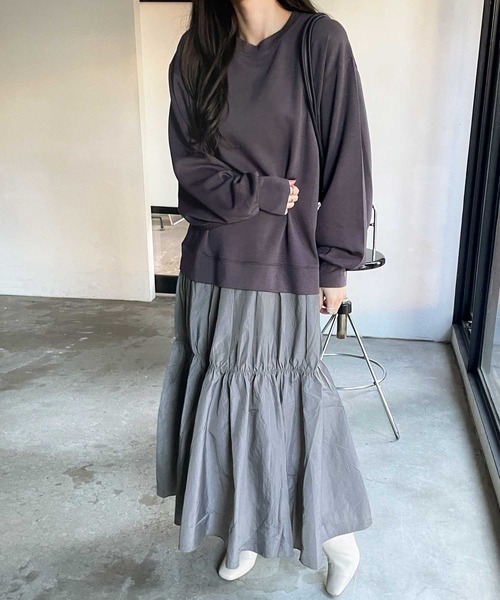GeeRA ワンピース 前後2WAYスウェットドッキングワンピース