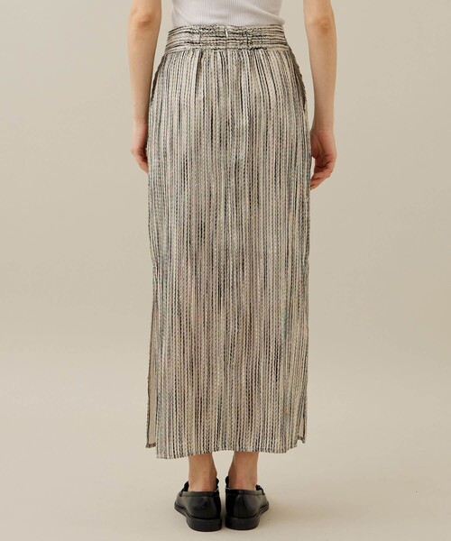 ebony エボニー　スカート EBONY スカート 「EBONY/エボニー」スラブストライプスカート