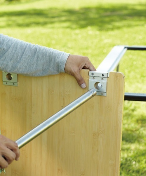 スノーピーク マルチファンクションテーブル竹＋IGT 400脚セット さび