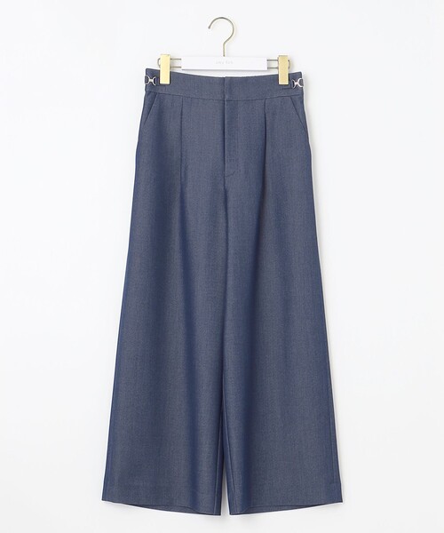 パンツ 「洗える」ビットポイント ワイドパンツ レディース | any SiS | 16