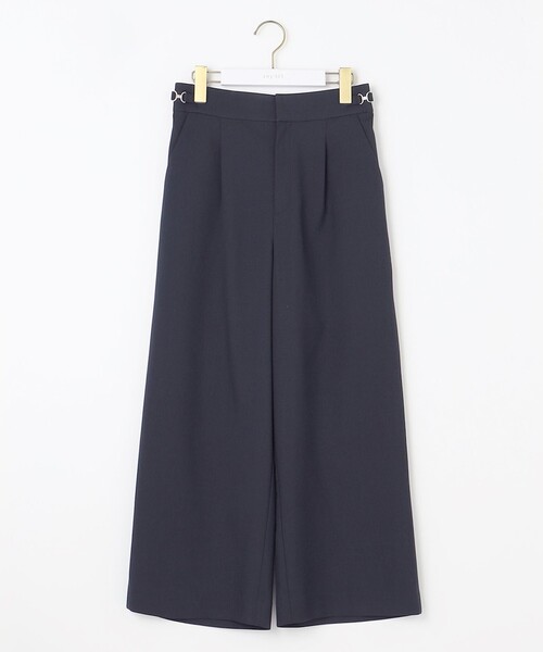 パンツ 「洗える」ビットポイント ワイドパンツ レディース | any SiS | 17
