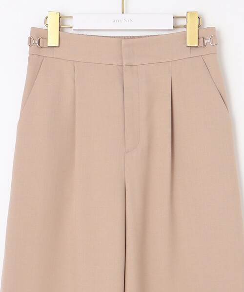 パンツ 「洗える」ビットポイント ワイドパンツ レディース | any SiS | 22