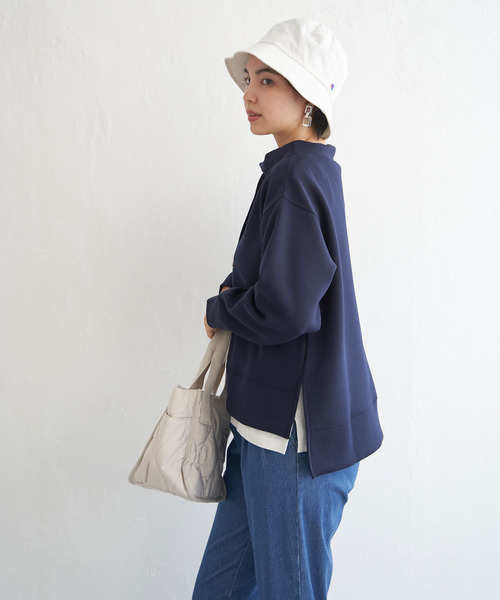 ikka（イッカ） トレーナー スウェット ダンボールスウェットプル