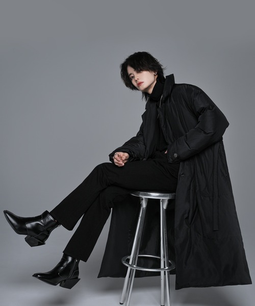 ADRER」 ダウンコート MEDIUM ブラック メンズ