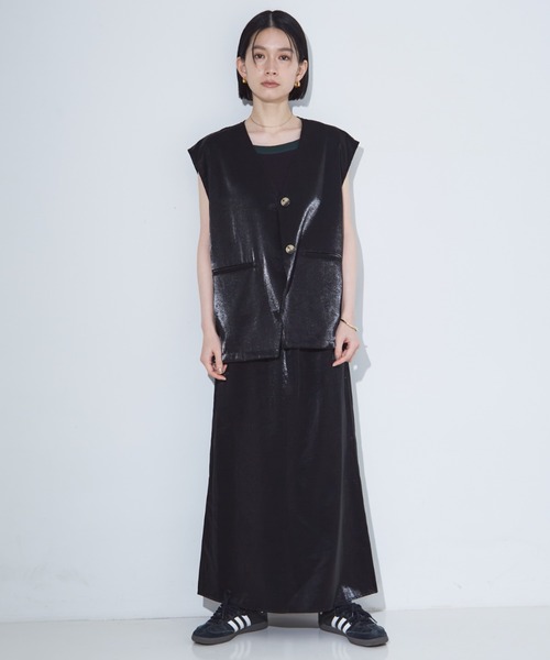 NOMINE（ノミネ） タンクトップ ノースリーブ カップインアメスリ