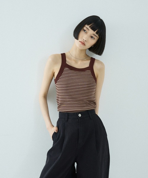 NOMINE（ノミネ） タンクトップ ノースリーブ カップインアメスリ