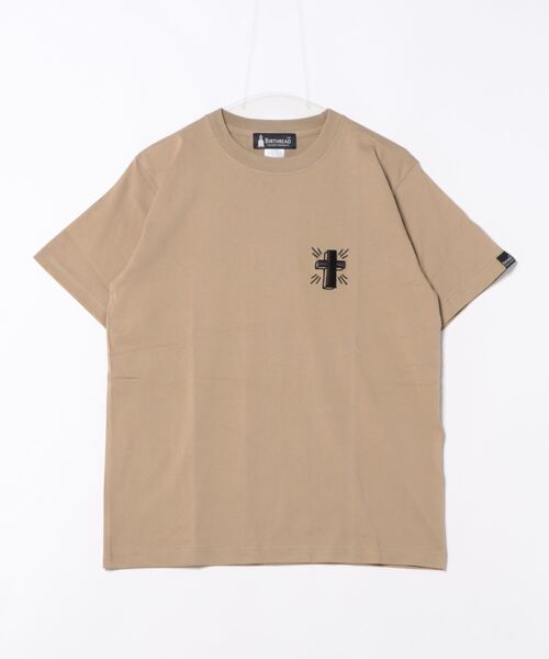 JUGLANS tシャツ 「BIRTHREAD」タトゥー立体刺繍/半袖Tシャツ