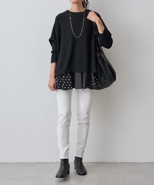 美品 24SS ビアズリー コットンパギンス ブラック シーズンレス M ビアズリー BEARDSLEY 《シーズンレス》コットンパギンス