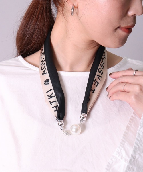BAYBLO ネックレス (CR)「3WAY」スカーフ アクセサリー レディース
